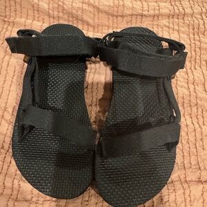 Teva Kids Black Strap Sandals